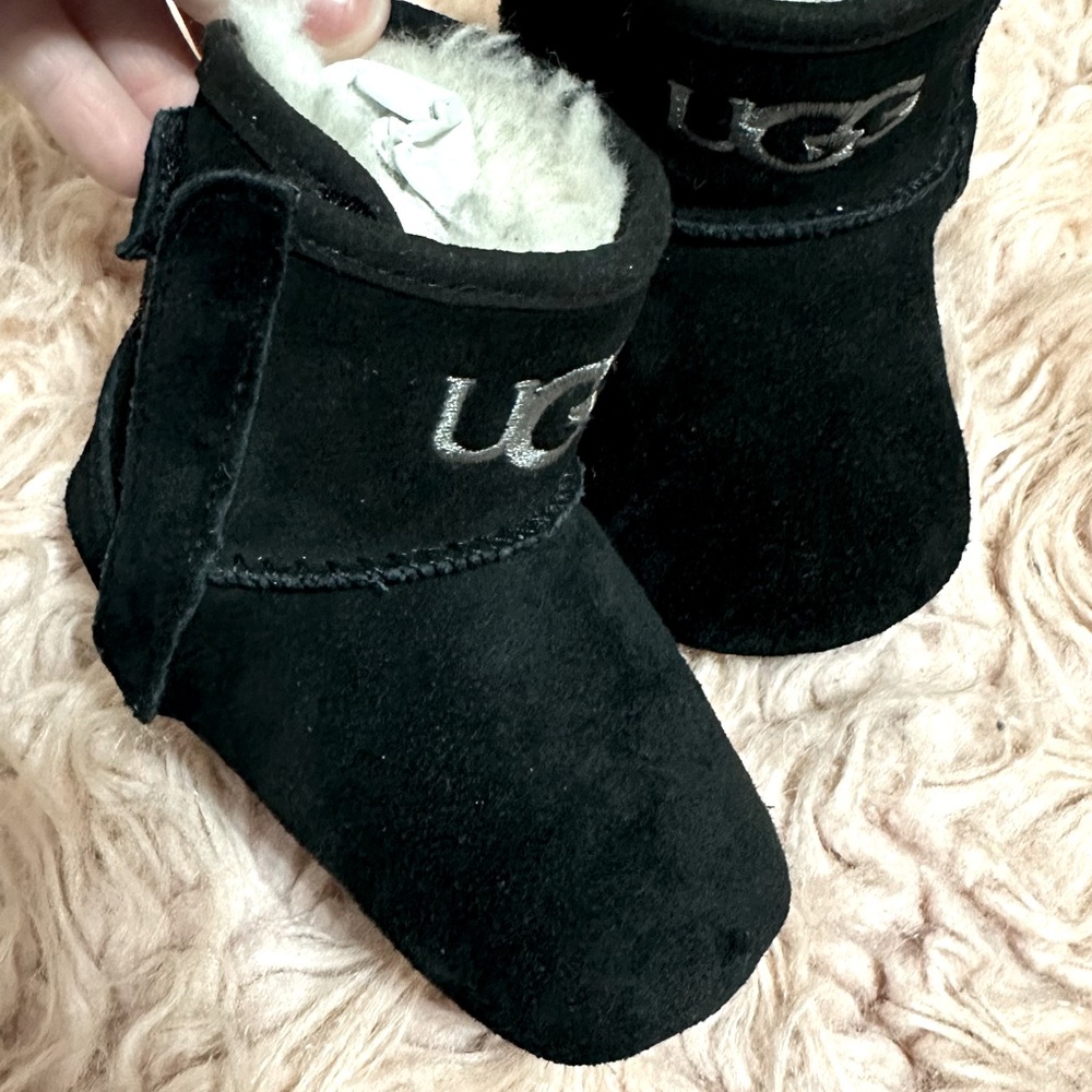 Black Baby Suede Official Ugg Boots.